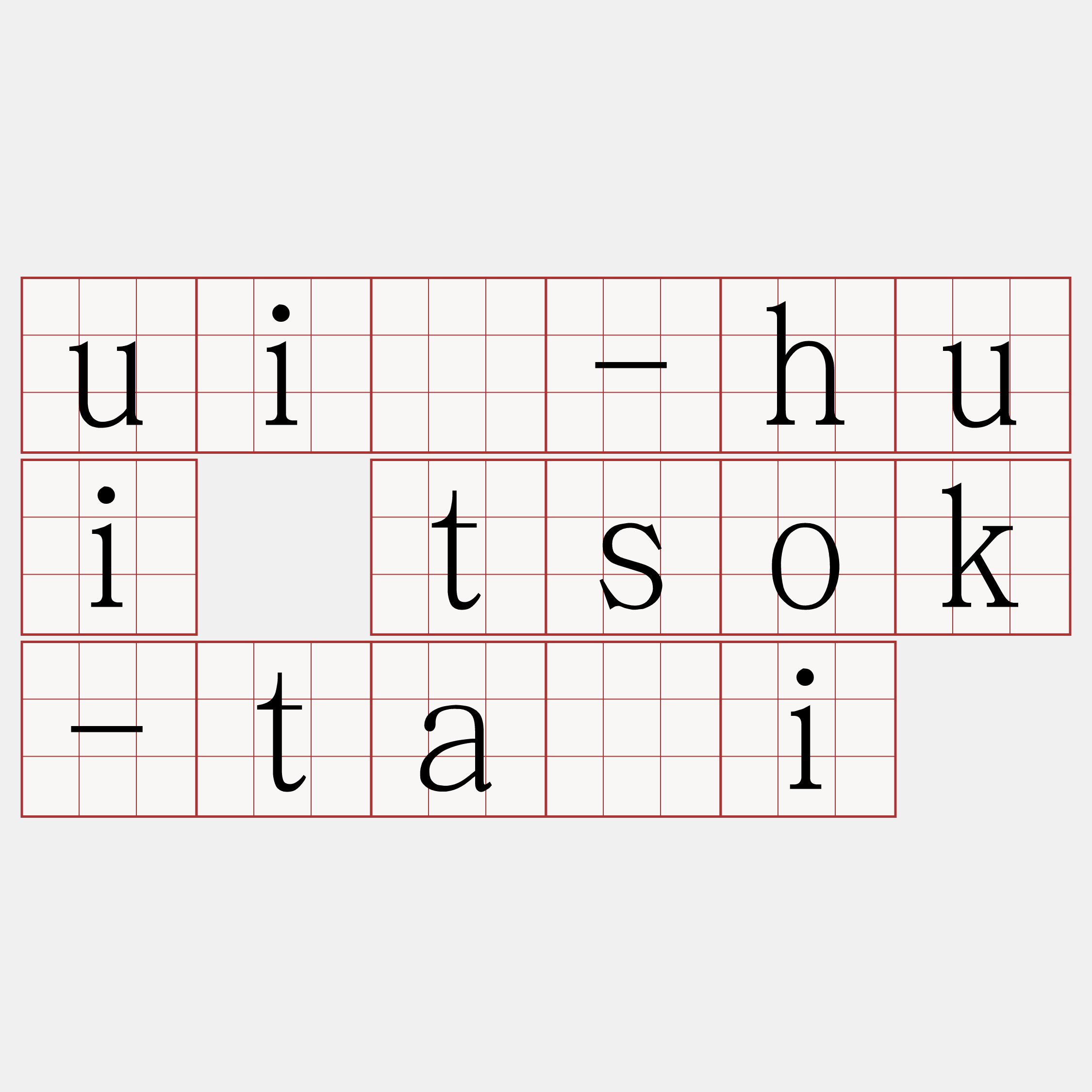 uî-hui tsok-tái